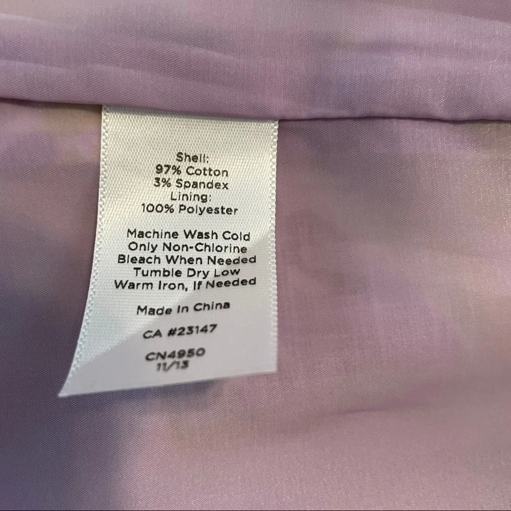 Talbots Pastel Floral Print Skirt Career Wear Office - Picture 8 of 8